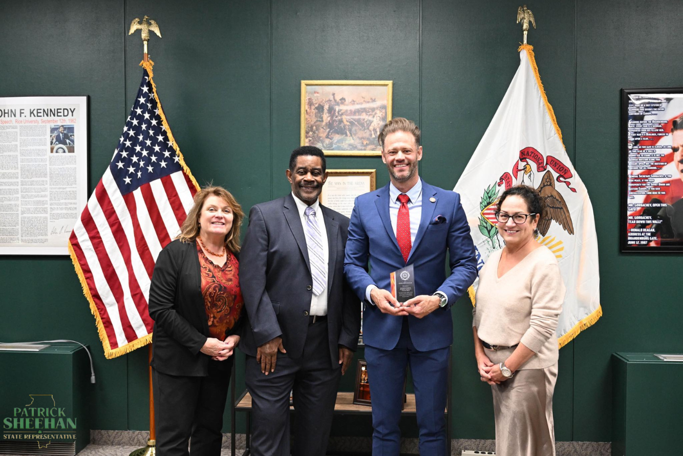Rep. Sheehan Awarded Legislator of the Year by the Illinois Association of Fire Protection Districts